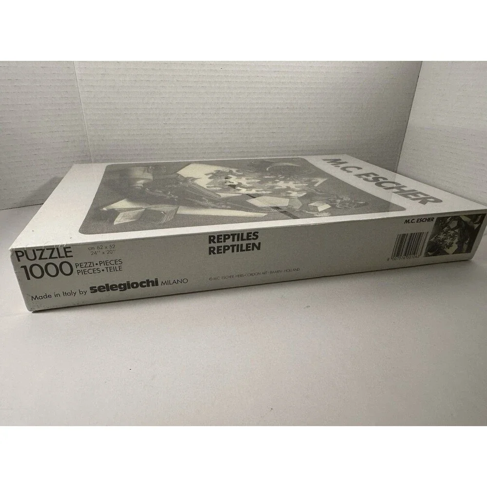 MC ESCHER Rettili  Reptiles 1,000 Piece Jigsaw Puzzle Selegiochi Milano Italy